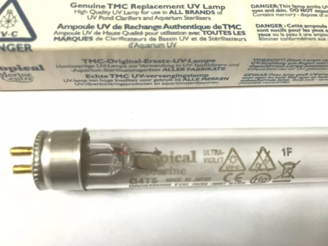 UV lamp for tropical Fish tank by Tropical Marine Centre Type G4T5 mercury