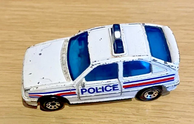 Vintage Matchbox Diecast Vauxhall Astra Gte Gsi Polizeiauto - 1985