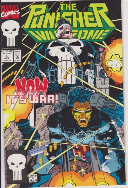 Punisher War Zone Issue #6 Comic Book. Direct Edition. Marvel 1992