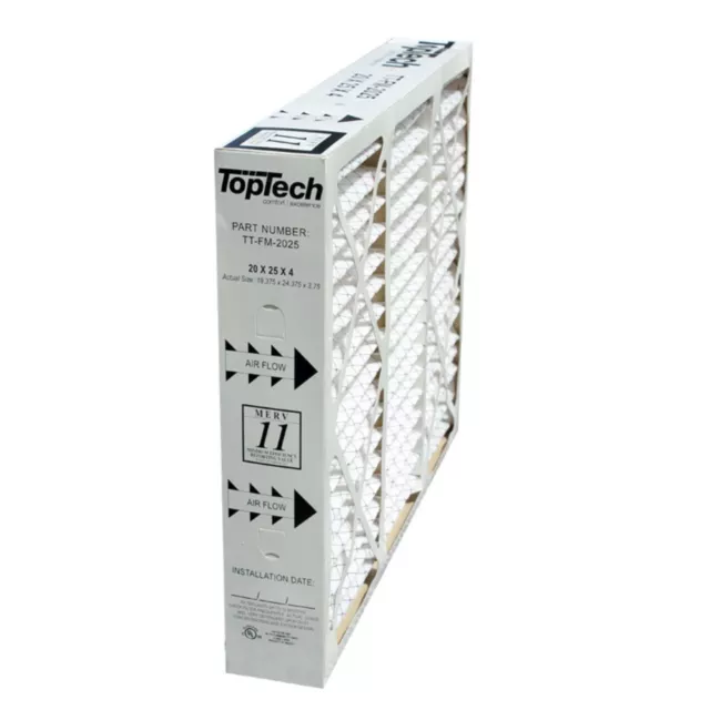2 TopTech QwikBox TT-FM-2025QB OEM Replacement Filter 20"x 25"x 4" MERV 11