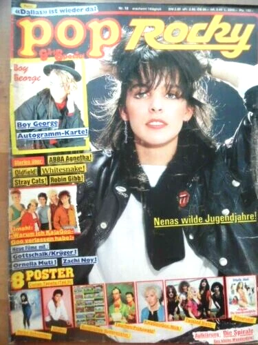 POP ROCKY 18- 1983 Nena Kajagoogoo Limahl Mike Oldfield Stray Cats Boy George-AK