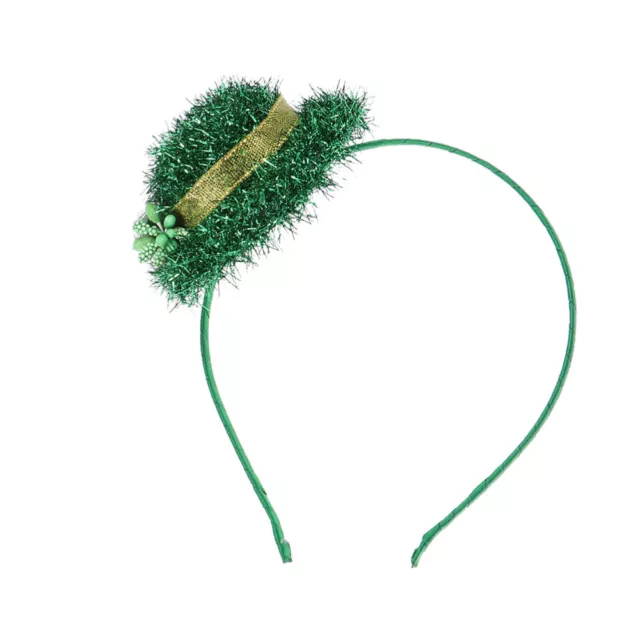 Pulp Green Hat Headband Child St. Patricks Day Hairband Unique Headdress