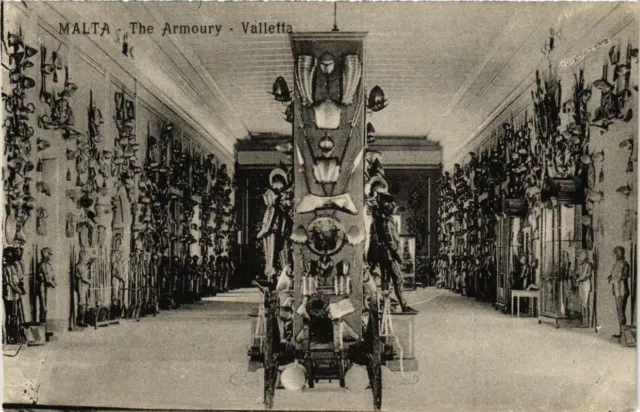 CPA AK MALTA-The Armoury-Valletta (320242)