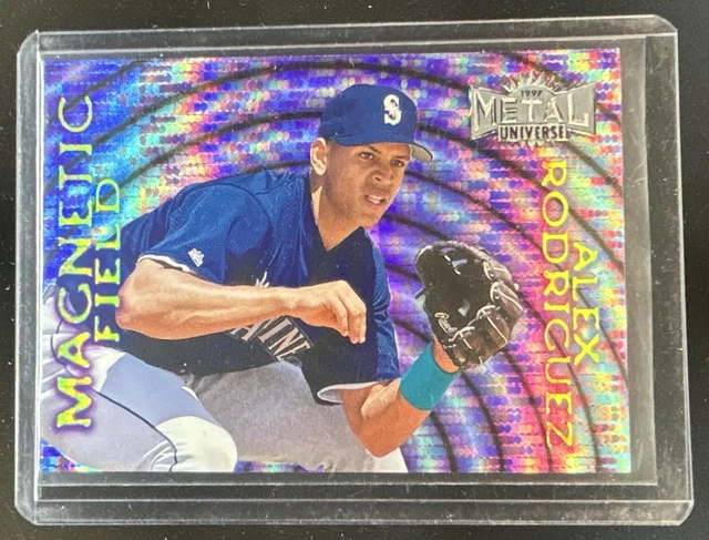 1997 SKYBOX METAL Universe Alex Rodriguez #9 Magnetic Field