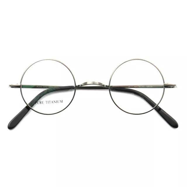 Retro Lennon Eyeglasses Frames Men Women Titanium Full Rim Round Vintage Glasses 2