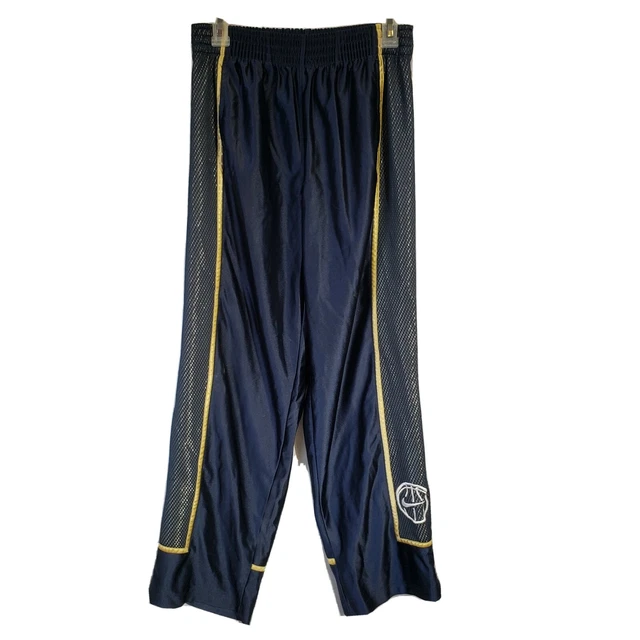 Boys Vintage Nike Tearaway Basketball Blue Track Pants Embroidered Swoosh XL BTS