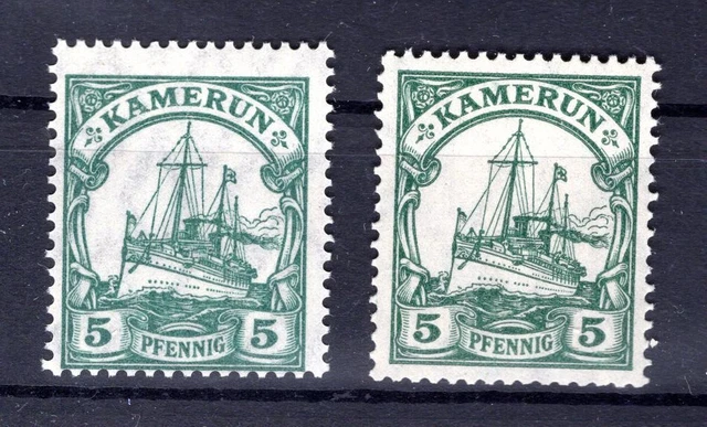Kamerun 21I+II beide Sorten ** POSTFRISCH (79147
