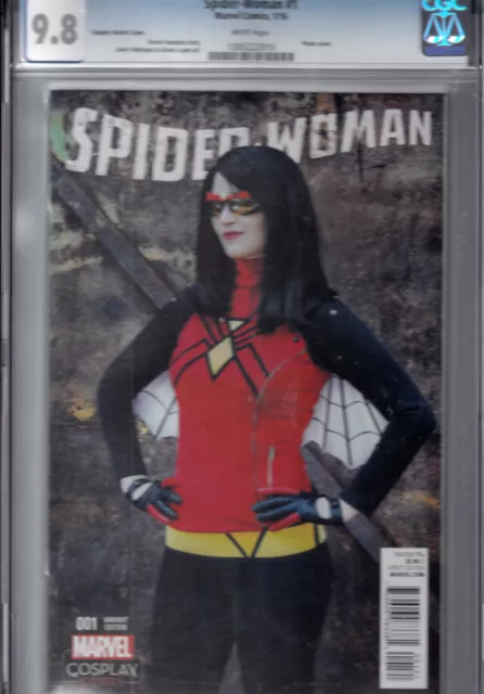SPIDER-WOMAN #1 (Jan 2016, Marvel)   SEXY COSPLAY PHOTO COVER  variant