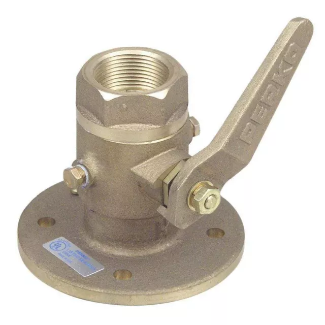 Perko 1-1/4" Seacock Ball Valve Bronze #0805007PLB