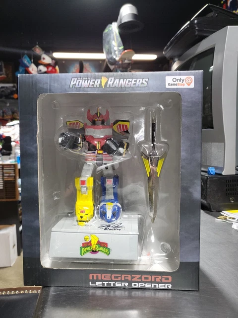 SABAN'S POWER RANGERS Megazord Letter Opener SIGNED BY Steven Cardenas ...