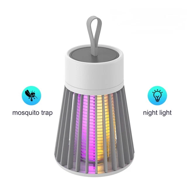 Lampe anti-moustique LED USB électrique Piège UV Mouche Insecte Zapper