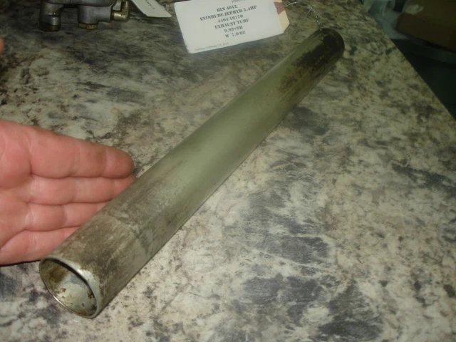 Evinrude zephyr 5.4hp exhaust tube       outboard  boat motor part bin 4012