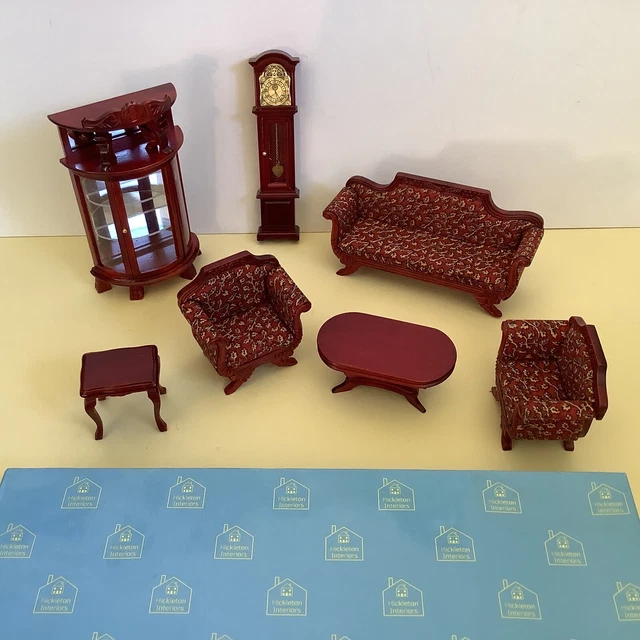 112 SCALE HICKLETON Dolls House Victorian Style Drawing Room Furniture