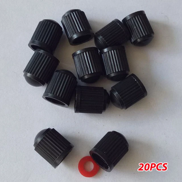 20PCS Dustproof Caps Car Tire Valve Stem Caps Bolt-In Valves Tyre Stem Air -~m'