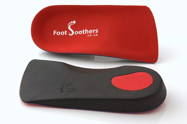 FootSoothers™ R3D 3/4 Orthotic Insoles Arch Support Inserts Fallen Arches Flat