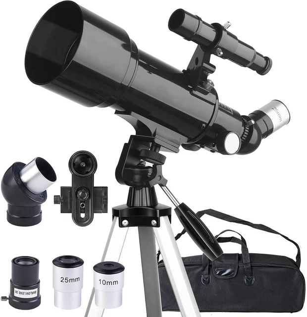 thumbnail image 2 of VIVITAR/POLAROID HD Refractor Telescope – 75x To 150x Zoom, Full-Size 57” Tripod & Cleaning Kit Included 2 of 5