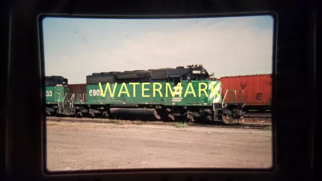 Ey15 Train Engine Locomotive 35Mm Slide Railroad Bn6902 Amarillo, Tx