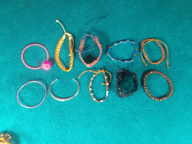Set of 10 different bracelets (BJL1) Bargain Sale