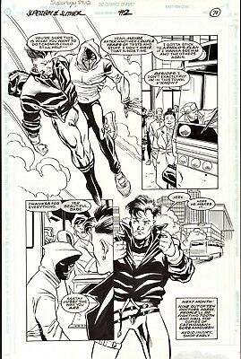Anthony Williams 1997 Superboy, Slither Original Art!  Free Shipping!