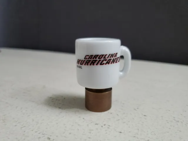 Miniature Carolina Hurricanes Logo Mini Ceramic Gumball Cup 1.25" Nhl Hockey