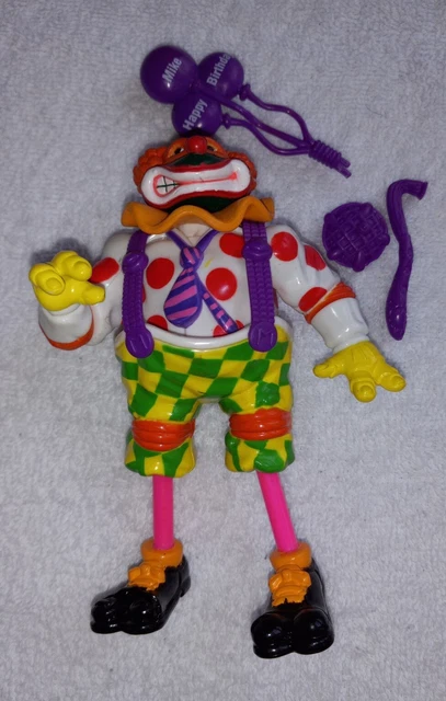 Teenage Mutant Ninja Turtles Crazy Clownin Mike Action Figure Complete TMNT 1992