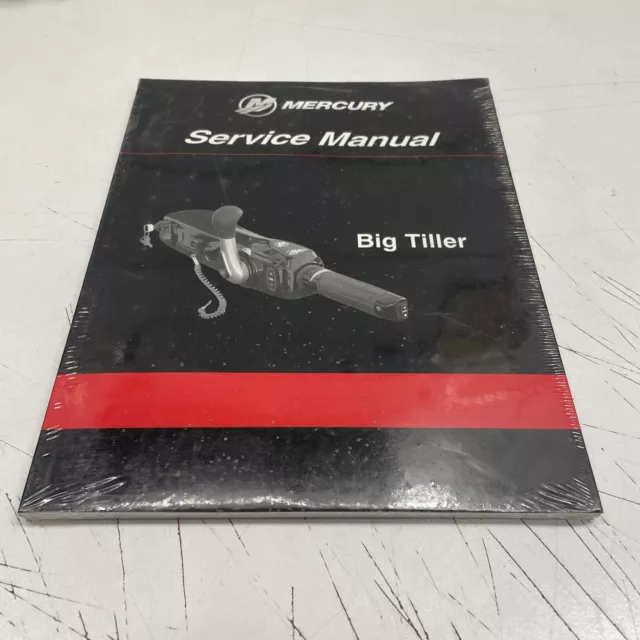 ORIGINAL Outboard Boat Motor Service Book Manual Mercury Big Tiller Sealed