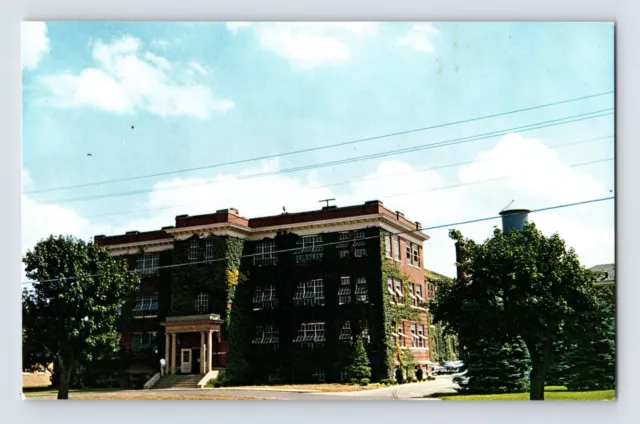 Postcard Delaware Milford DE Caulk Company Dental Lab 1960s Unposted Chrome