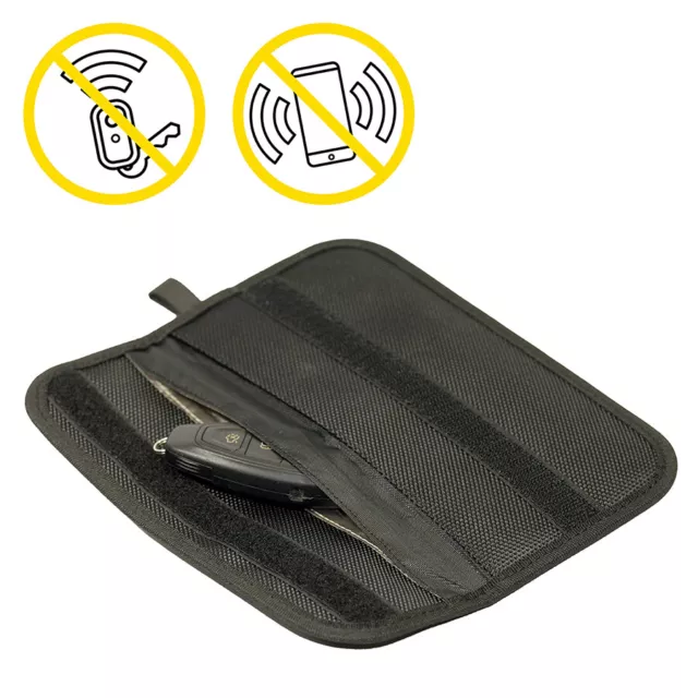 STOPLOCK X2 Autoschlüssel Signalblocker Etui Käfig Anhänger Tasche schlüssellos RFID Sperrtasche