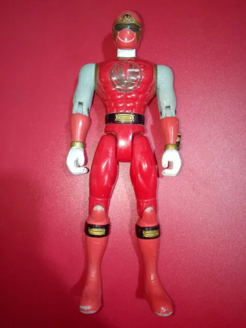 Bandai Mighty Morphin' Power Rangers Action Figure Ninja Storm Red Ranger 2002