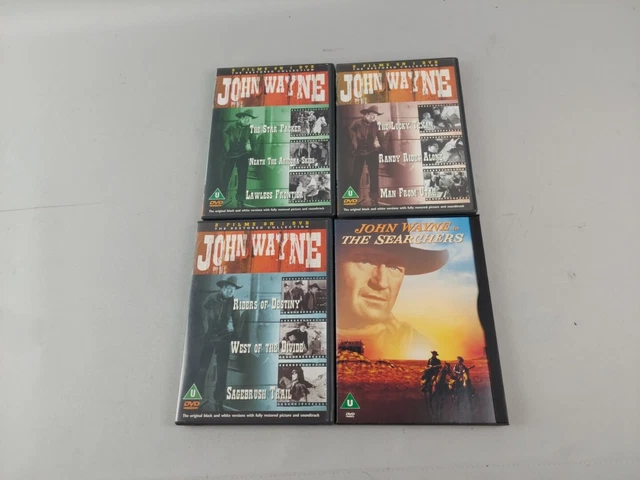 JOHN WAYNE MOVIES DVD Bundle The Searchers Westerns Cowboy S2124 £4.67 ...