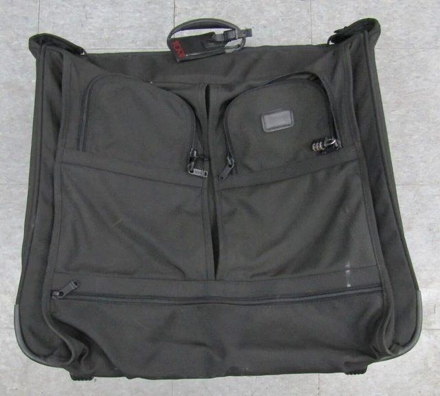 TUMI 2233D3 Two Wheeled Luggage Garment Bag Ballistic Nylon 24” Black PreOwned