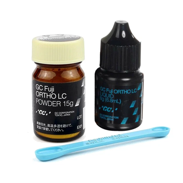 DENTAL GC FUJI ORTHO LC LightCure Bonding Glass Ionomer Cement Liquid