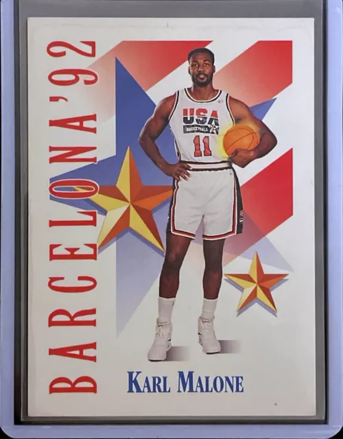 Karl Malone - 1992 Skybox USA Basketball - Dream Team - Team USA #535