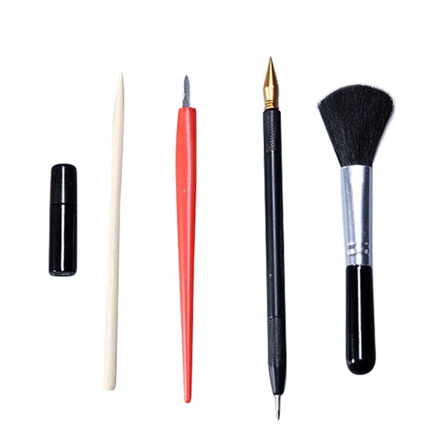 Kit de herramientas de dibujo hágalo usted mismo con lápiz raspador de palos para artesanías de bocetos de arañazos (B) HY#U
