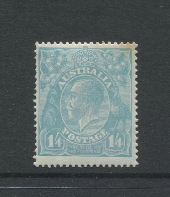 Australia 1920 1S 4D Grey Blue George V Single Watermark Muh