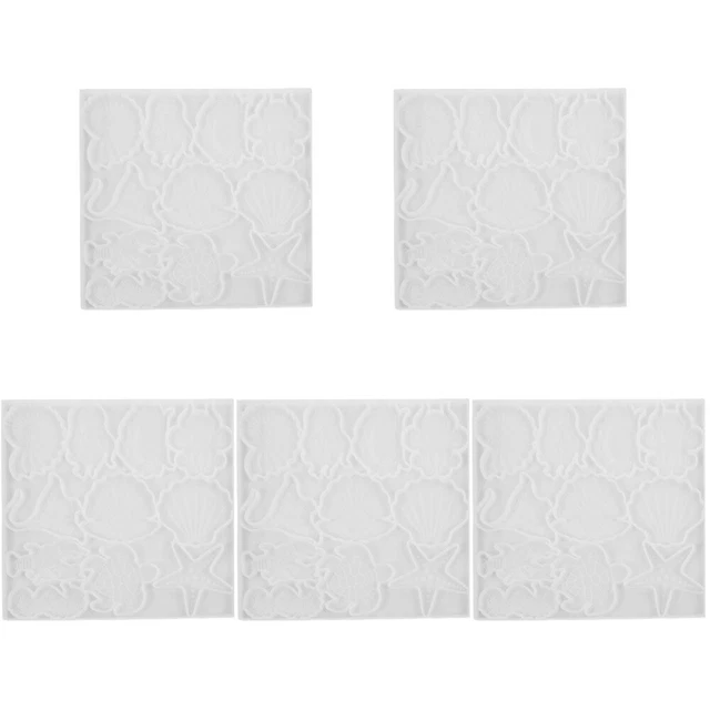 5 pz Stampo in silicone per animali marini antiaderente stampo fai da te Ciondolo Portachiavi