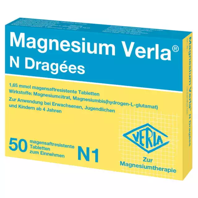 Magnesium Verla N Dragées 50 St Tabletten magensaftresi