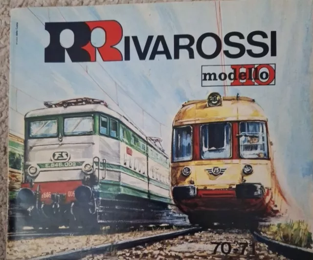 Catálogo Rivarossi Modelo Ho-1970-71-96 Páginas-Vintage-Italia