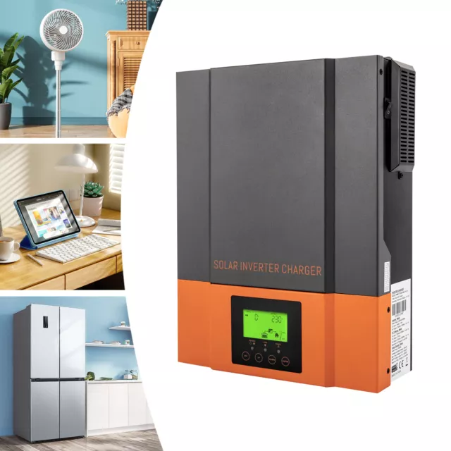 Inversor híbrido de 3,2 kw 24V 220V cargador solar MPPT 80A seno puro DE