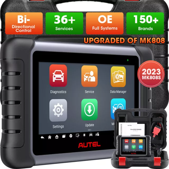 2024 Autel MaxiCOM MK808S PRO OBD2 Diagnostic Français Valise Systèmes Complète