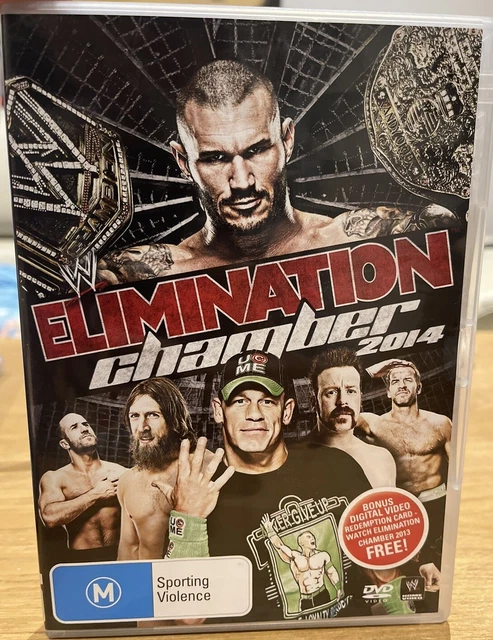 WWE - Elimination Chamber 2014 (DVD, 2014 ) Region 4 Wrestling Good Condition