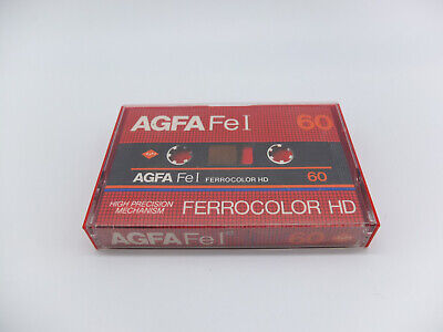 1X AGFA FERROCOLOR HD 60 mecanismo de precisión 60 Min tiempo de grabación de 1982 tipo 1 