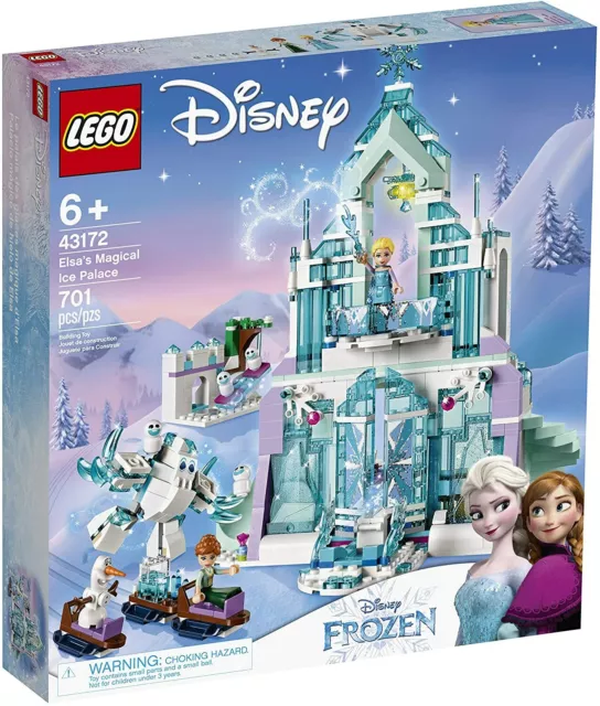 Lego Disney Princess Frozen 43172 ELSA'S MAGICAL ICE PALACE Olaf Anna NEW SEALED