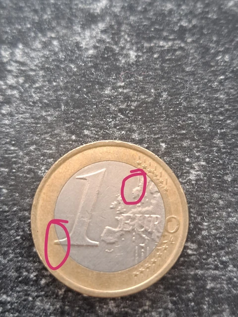 1 Euro Münze Slovensko 2009 Fehlprägung Erkennen
