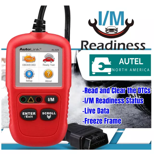 Autel Autolink AL329 OBD2 Car Code Reader Diagnostic Scanner (Upgraded AL319)