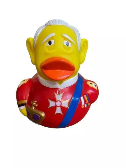 KING CHARLES III  Rubber Duck by YARTO. Novelty Gift Collectable