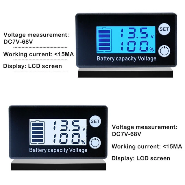 Compteur De Coulomb 90V 200A Avec écran LCD Couleur - Mesure Capacité Batterie, Mémoire Anti-coupure - 2