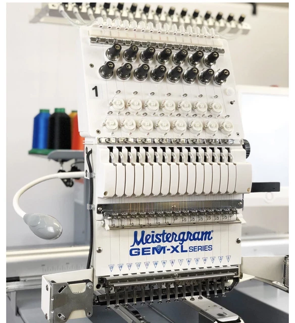Meistergram GEM XL 1500/510. WITH STAND 15 Needle Embroidery Machine