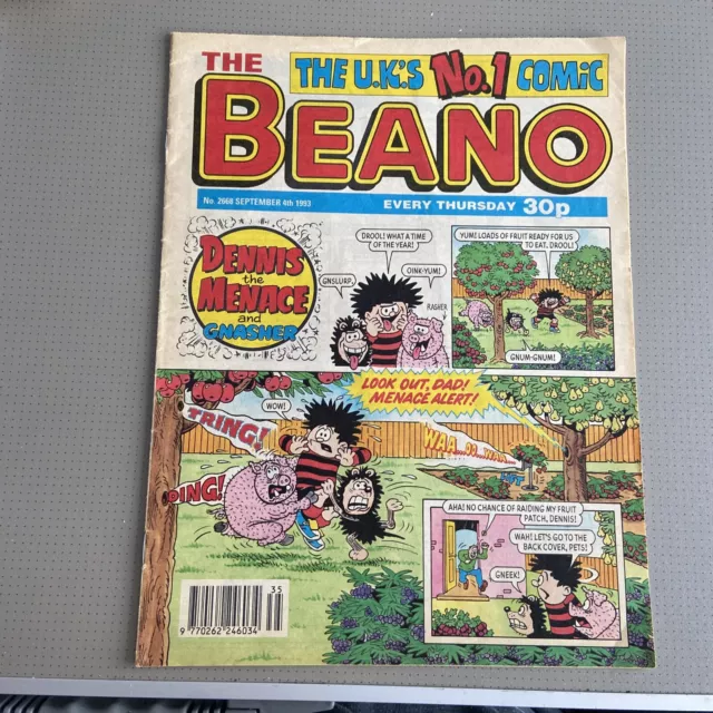 THE BEANO COMIC No. 2668 SEPTEMBER 4TH 1993 D.C.THOMSON & CO