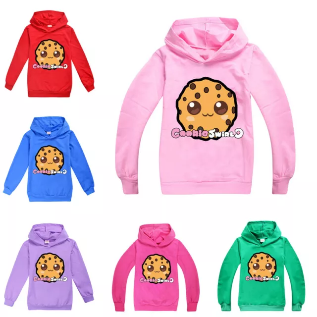 Boys Girls Hoodies COOKIE SWIRL C Casual Long Sleeve Sweatshirt Hooded Tops